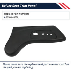 Promrmr panel mounted on Nissan Rogue seat demonstrating restored look