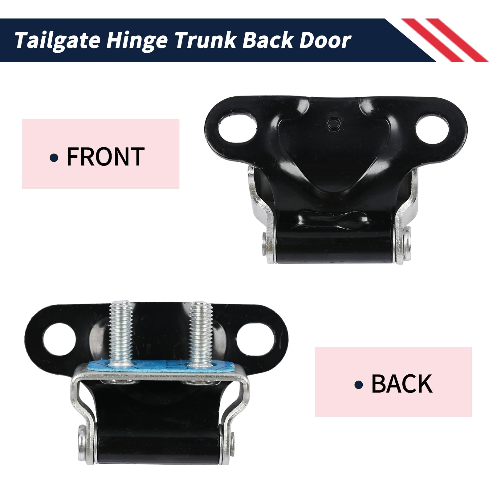 Promrmr packaged hinge pair with hardware ready for installation and quick replacement