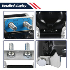 Promrmr hinge beside ruler showing dimensions for accurate fit confirmation