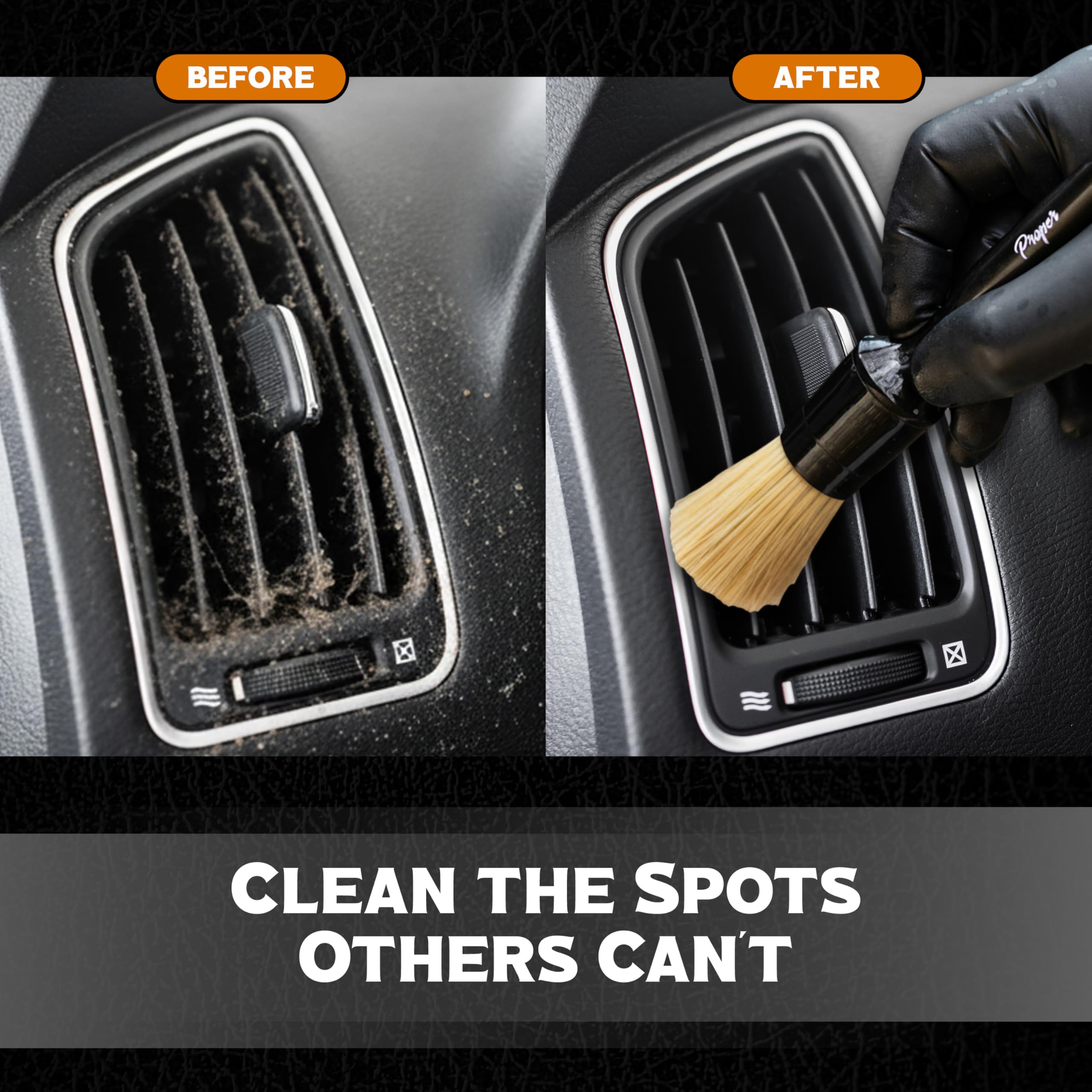 PROPER DETAILING CO. water‑resistant handle texture for secure grip benefit
