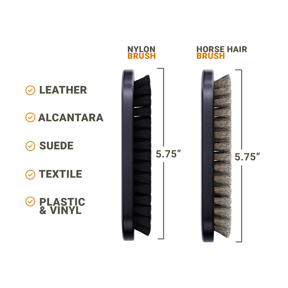 PROPER DETAILING CO. horsehair brush close-up highlighting gentle bristles