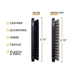 PROPER DETAILING CO. horsehair brush close-up highlighting gentle bristles