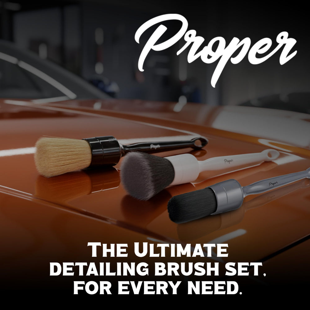 PROPER DETAILING CO. brush cleaning air vents improving airflow and dust removal benefit