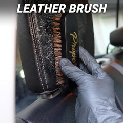 PROPER DETAILING CO. textile brush close-up showing soft fibers for nap