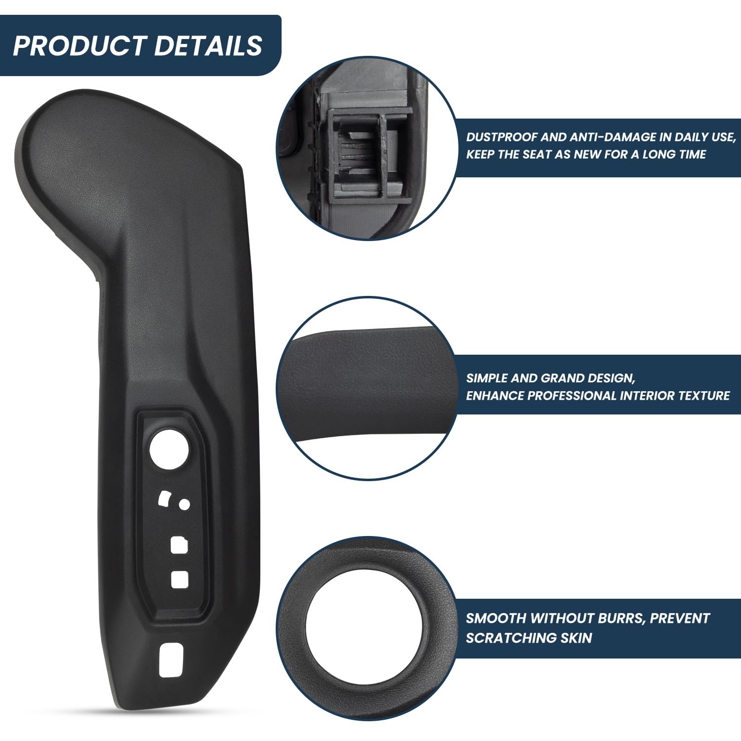 Prosentuo aligned control openings cover switches while preserving full accessibility