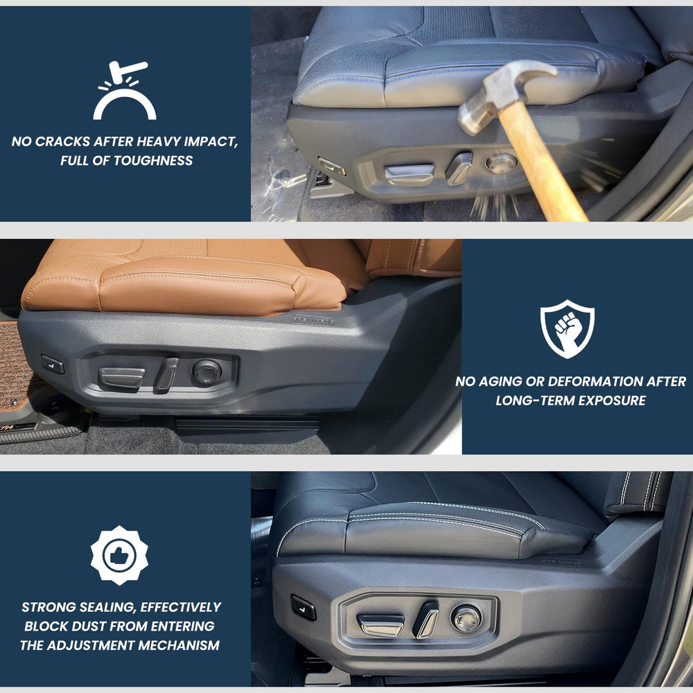 Prosentuo panel installed in Tundra seat demonstrating precise fit and protection