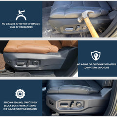 Prosentuo panel installed in Tundra seat demonstrating precise fit and protection
