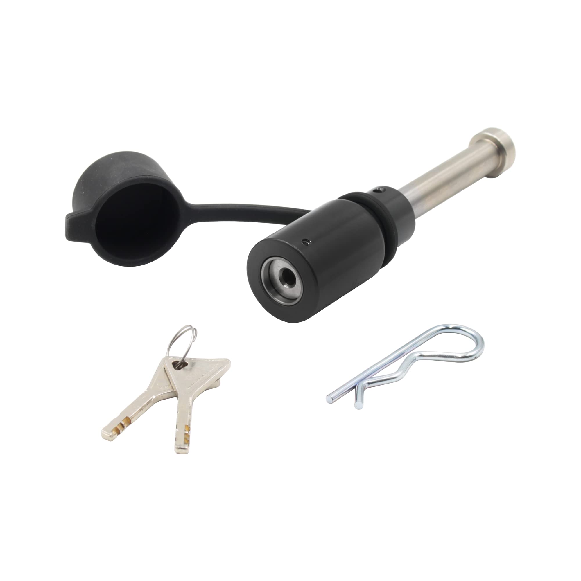 Proven Industries HL1 front view showing lock and pin, secure hitch protection