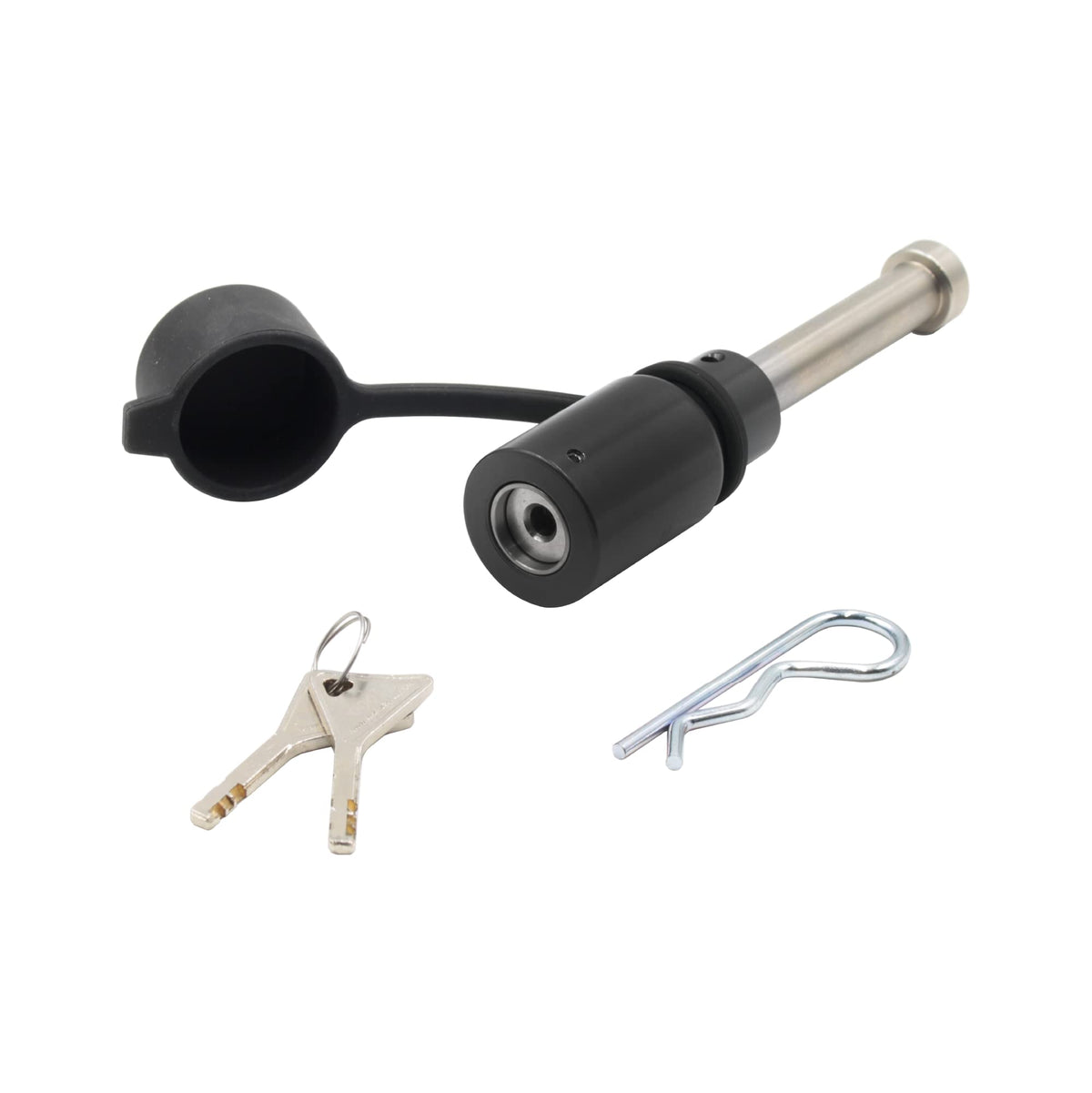 Proven Industries HL1 front view showing lock and pin, secure hitch protection