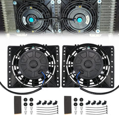 PRUNkuar front view dual fans showing compact airflow boost