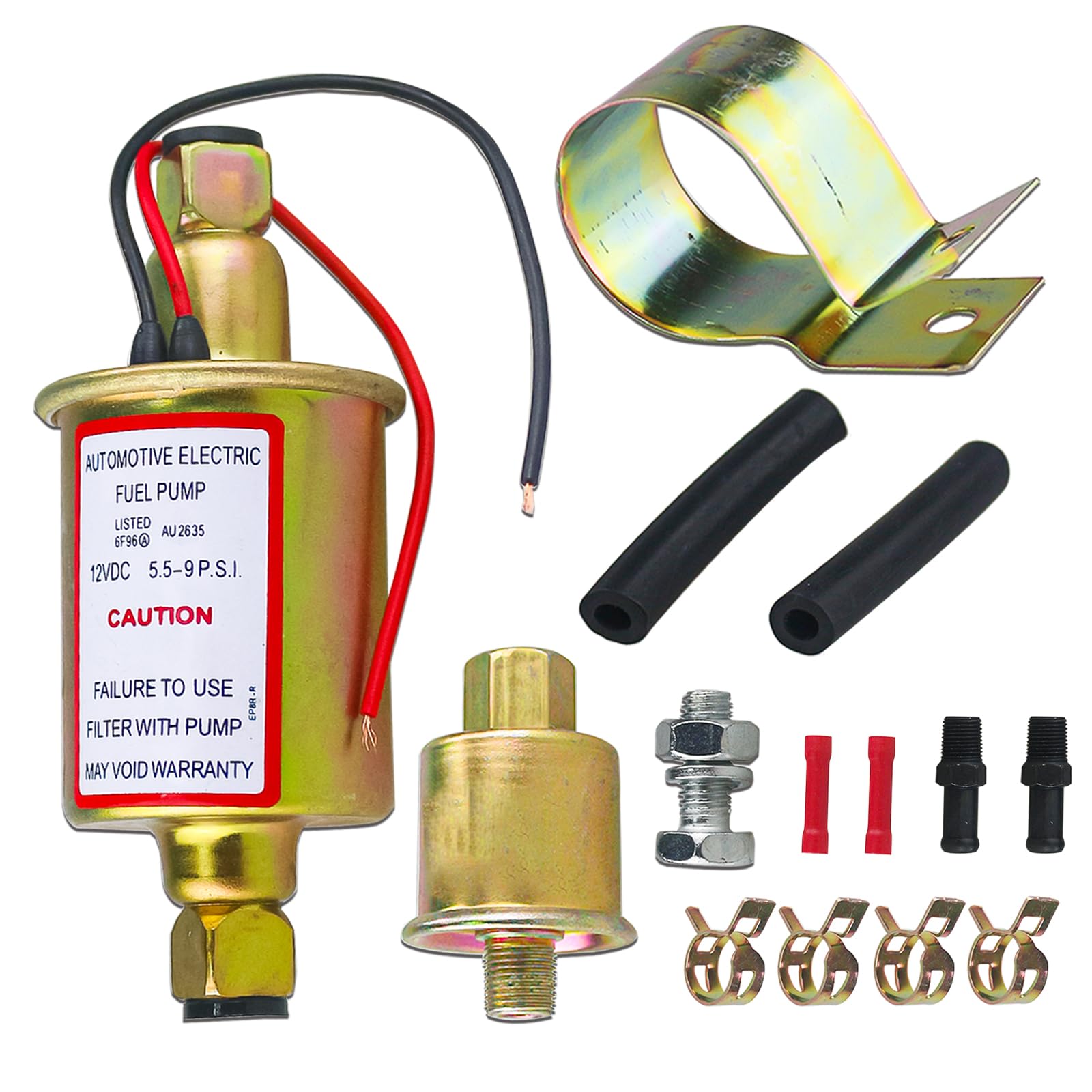 PRUNkuar front view of E8012S pump showing compact body and mounting points for quick fit