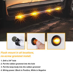 PSEQT installed on trailer side demonstrating improved nighttime visibility benefit