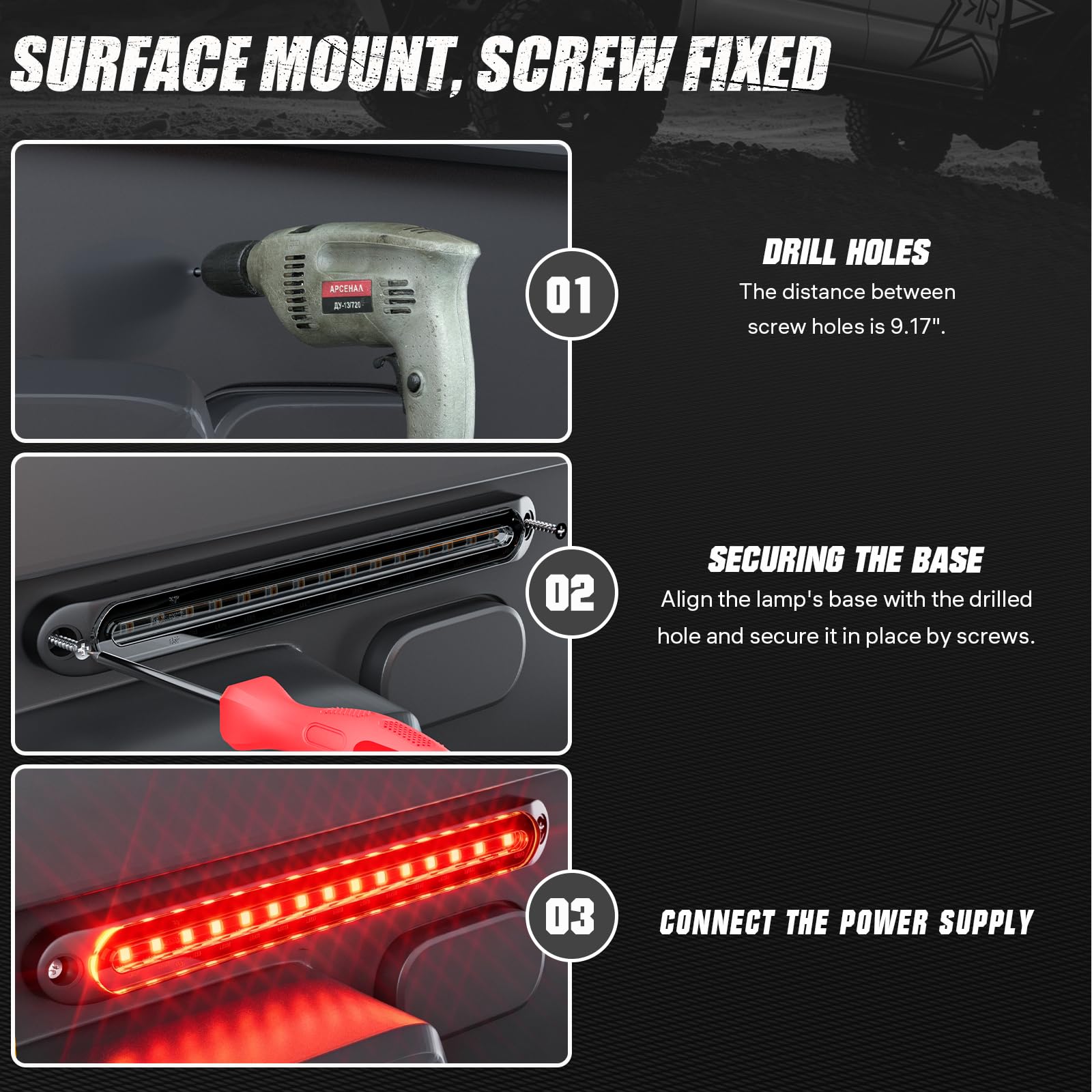 PSEQT sealed lens and glued outlet highlighting waterproof protection benefit