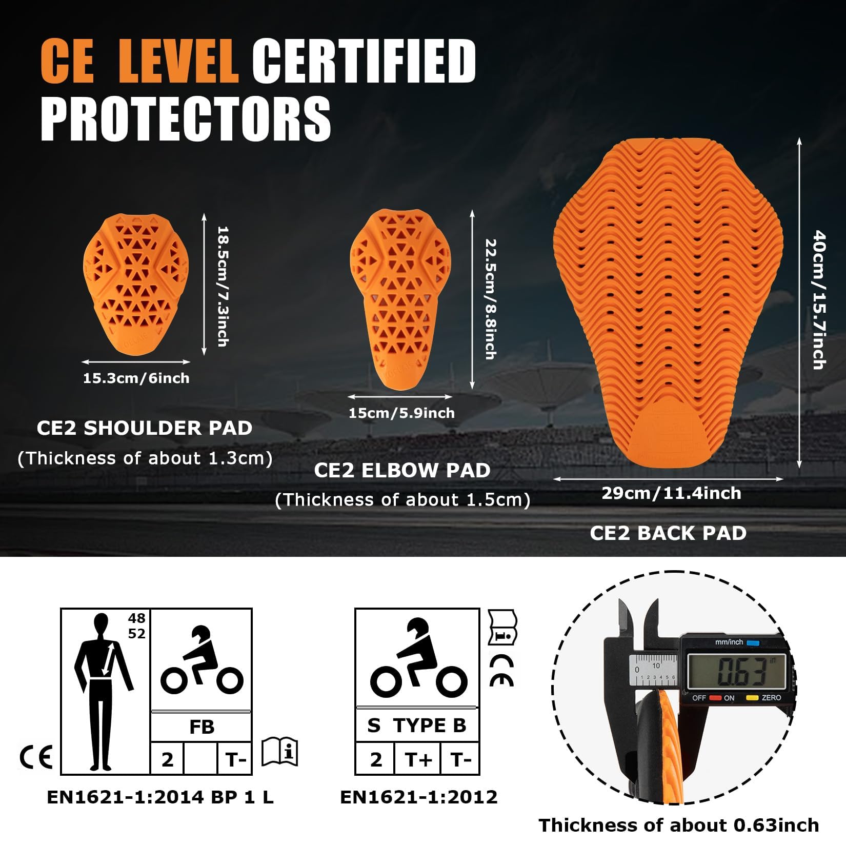 PSLER back protector reversible side showing ventilation and warmth