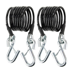 PSLER front pack showing 84in safety cables and 2-piece kit benefit