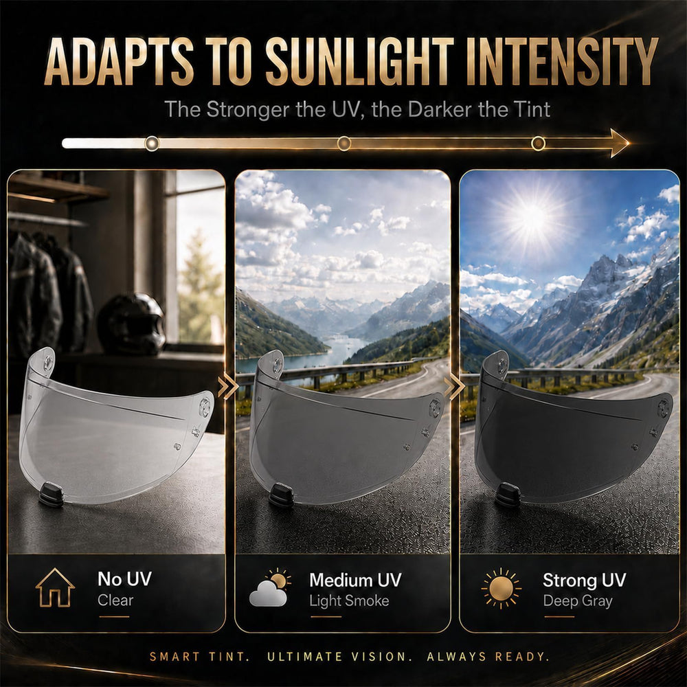 PSLER i10 HJ-31 i70 visor being used in daylight to lower sun glare