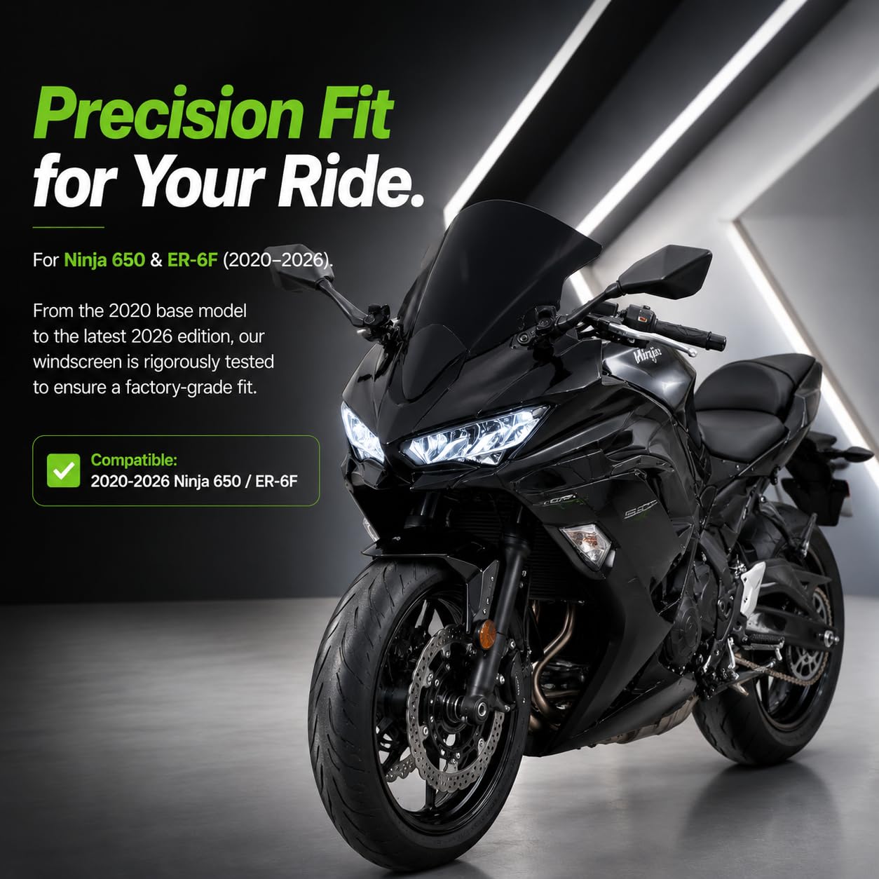 PSLER windshield close-up of ABS texture highlighting durable finish and scratch resistance