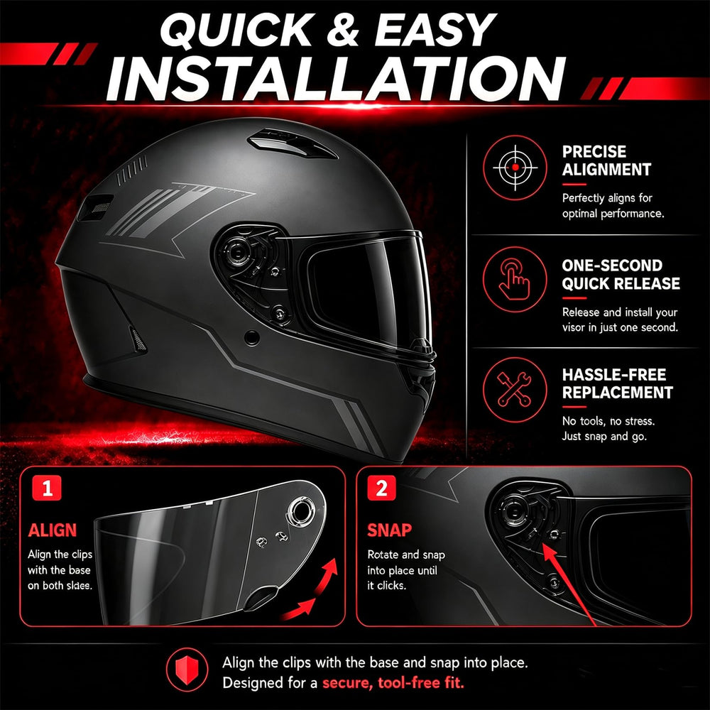 PSLER close-up of visor edge showing precision finish and durability benefit