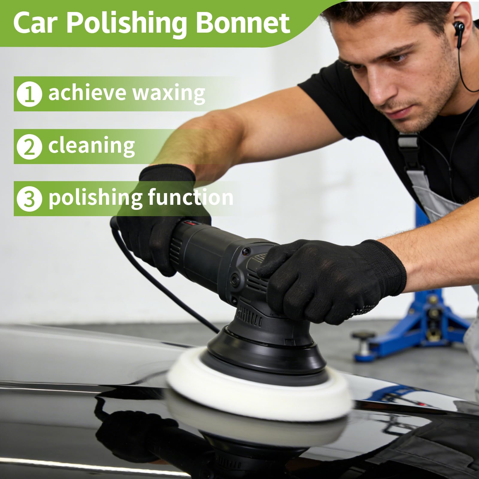PTAZSCTC elastic band detail demonstrating secure fit on 9–10 inch backing plates benefit
