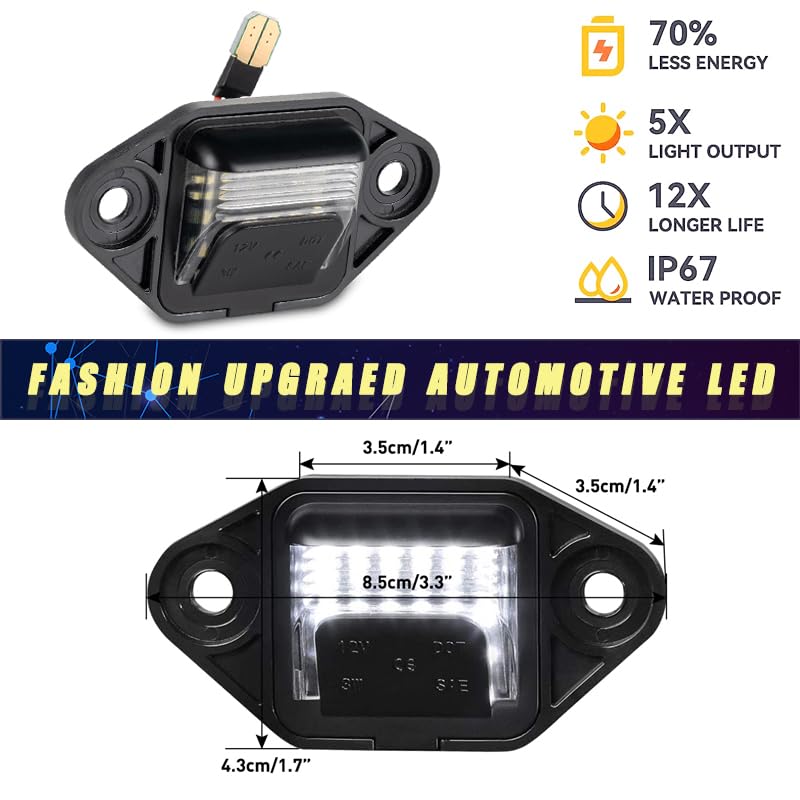 Puddle Light installed on Ford E-Series rear, demonstrates exact OEM fit