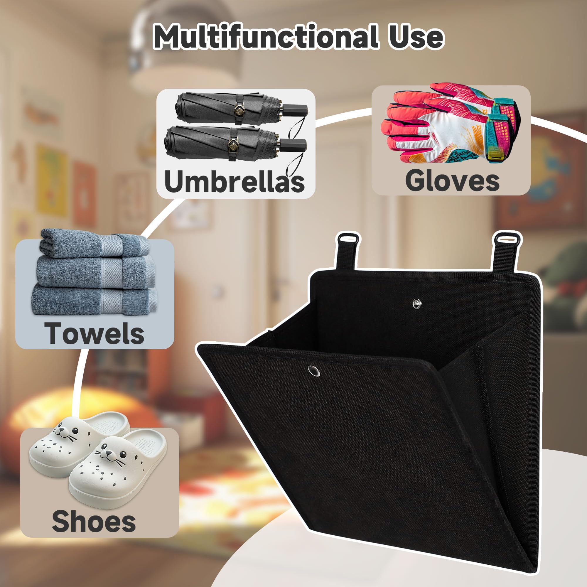 PUGPIU beside a shoe to show scale and compact space-saving benefit