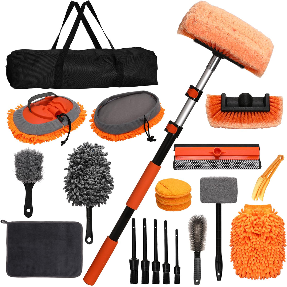 PuliKit front view of complete 21-piece kit showing organized tools and bag benefit portability