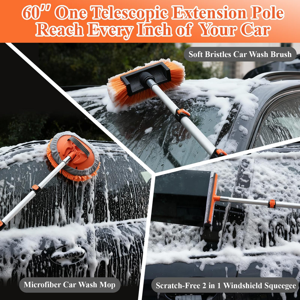 PuliKit telescoping aluminum pole close-up showing flip-lock and EVA grip for secure reach
