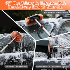 PuliKit telescoping aluminum pole close-up showing flip-lock and EVA grip for secure reach