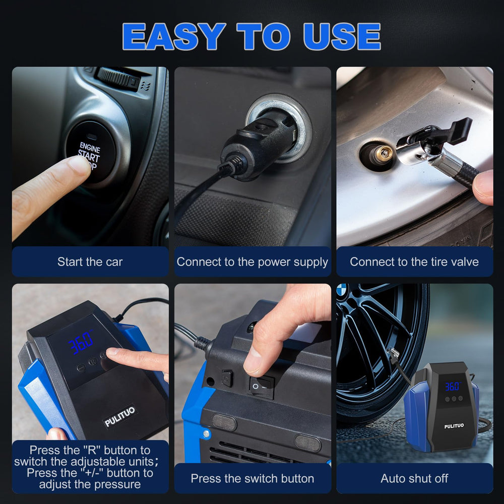 PULITUO held in hand to show compact size and portable storage benefit