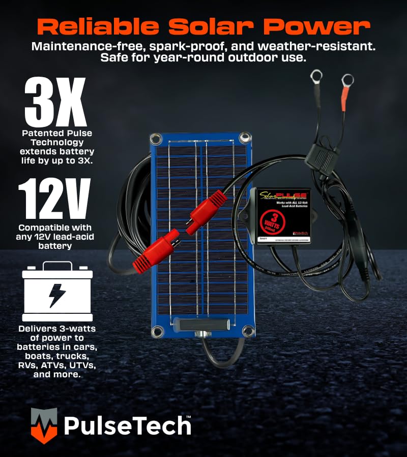 PulseTech SolarPulse close-up of crystalline cells demonstrating higher efficiency energy capture