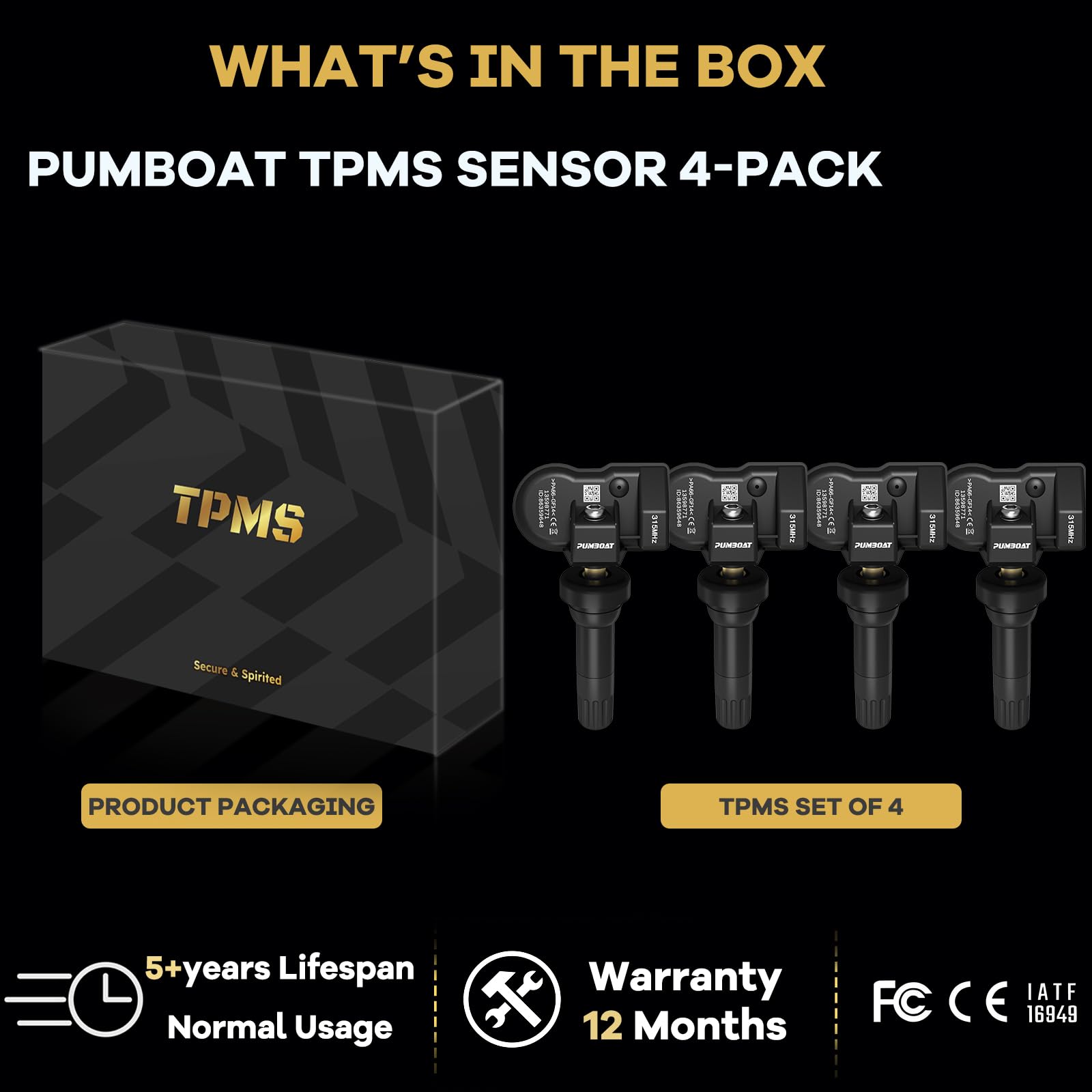 PUMBOAT TPMS laboratory testing photo conveying quality assurance
