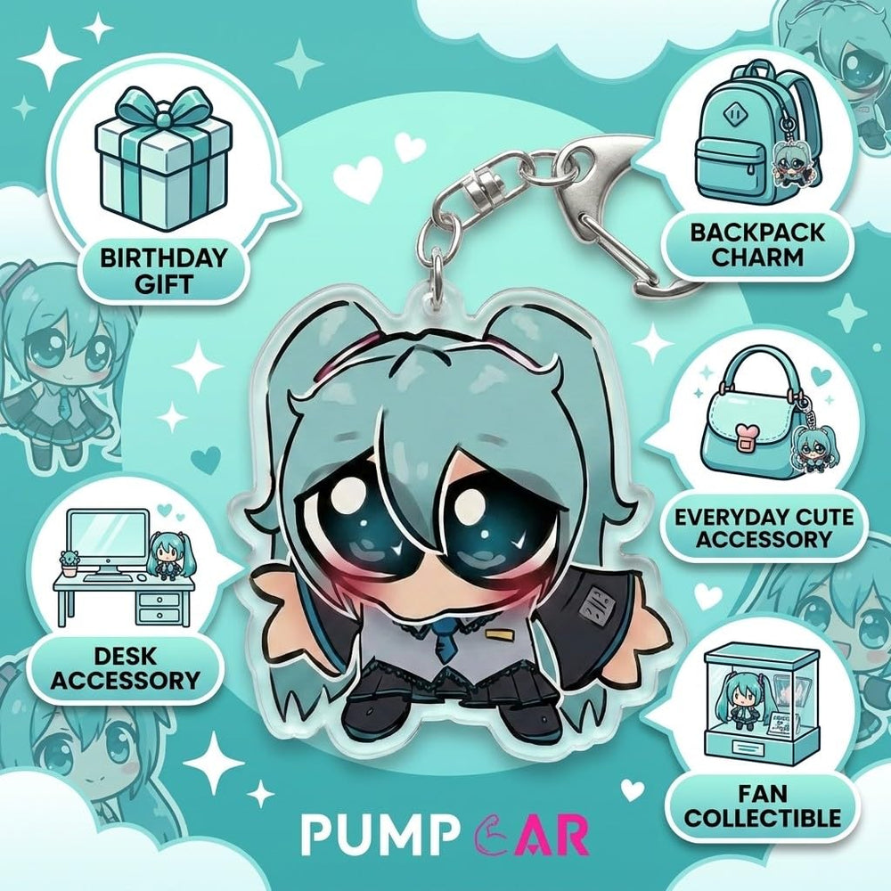 PUMP CAR attached to keyring shows compact everyday convenience