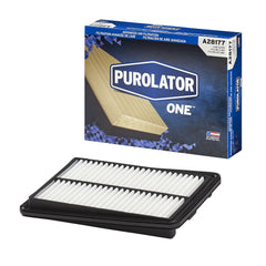 Purolator A28177 front packaging showing model and benefits for protection