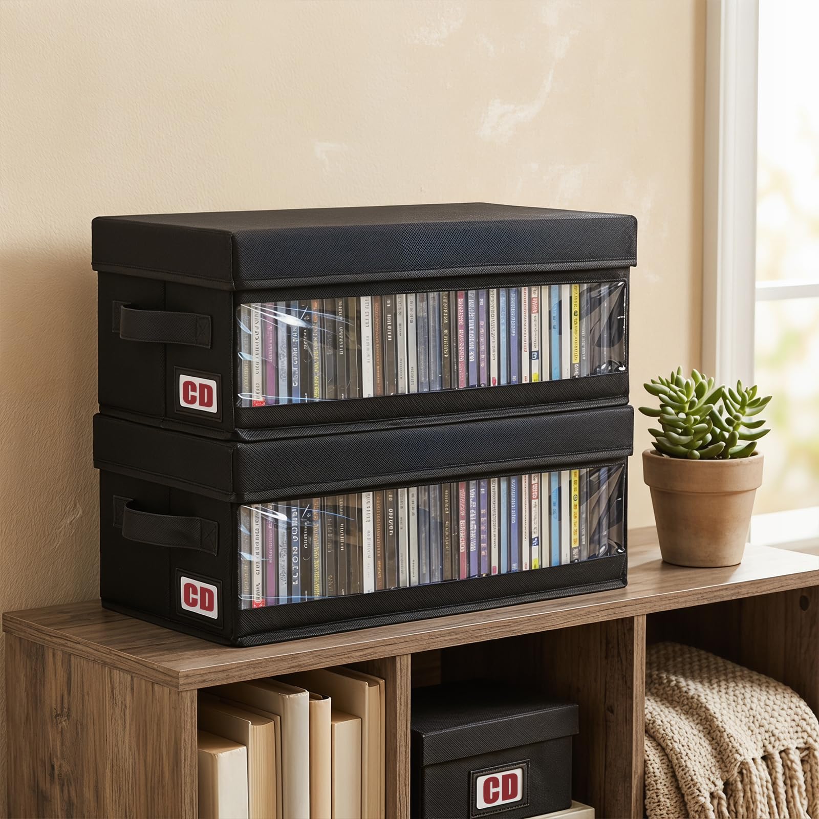 PUTNATRUE holding cables and gadgets to illustrate multipurpose storage use