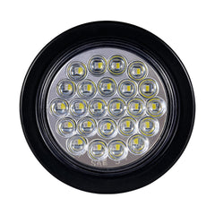 PVerandio close-up LED array revealing 24 dual-color diodes for bright stop and reverse lighting