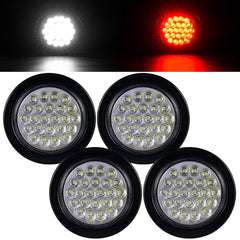 PVerandio front view clear housing showing dual-function LEDs and clean bezel, improves visibility