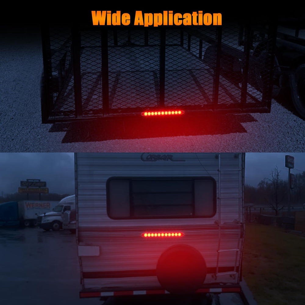 PVerandio mounted on a trailer rear demonstrating improved visibility and signaling safety