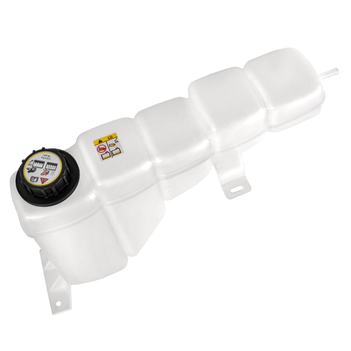 PYHAUTO front view of coolant reservoir showing clean OEM fit