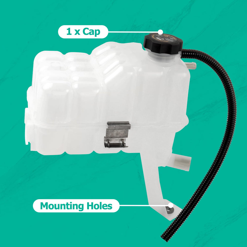 PYHAUTO reservoir side view showing mounting points for fast direct-fit installation benefit