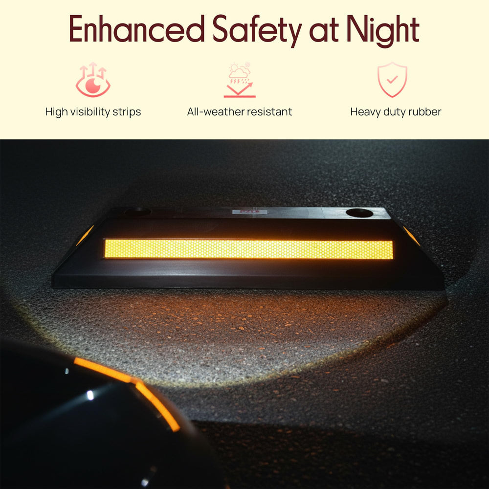 Pyle reflective safety strip detail improving nighttime visibility and precision