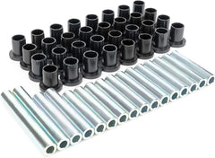 Qagea front packaging showing full A-arm bushing kit and parts benefit durability