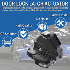 Qagea actuator installed inside vehicle door demonstrating restored lock function