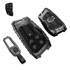 QBUC front view metal key case showing durable protection and premium look