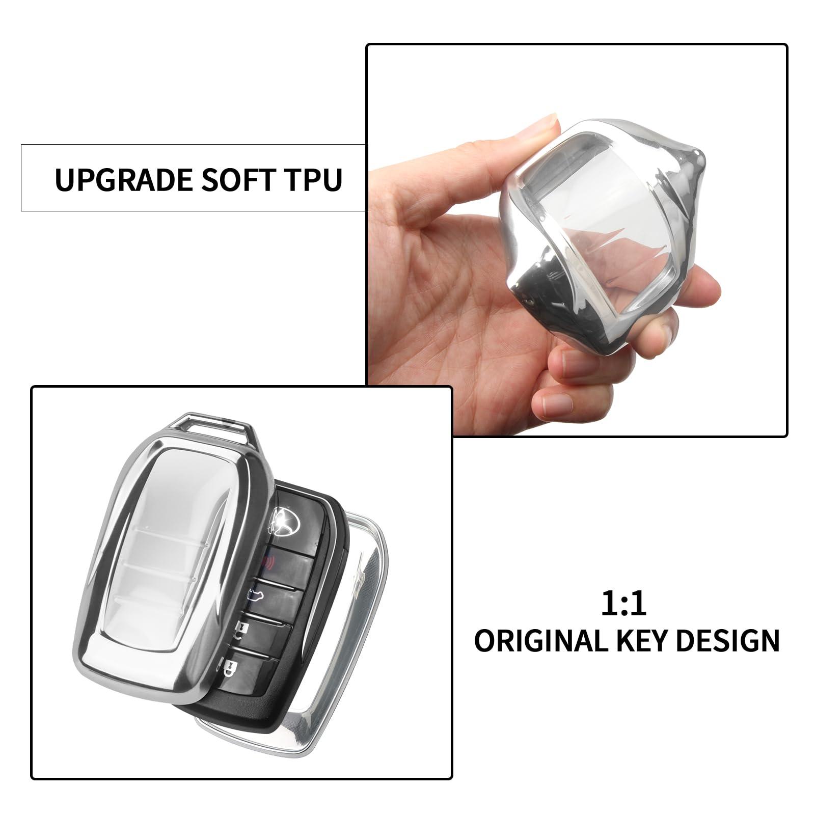 QBUC leather keychain attached showing stylish carry and quick access