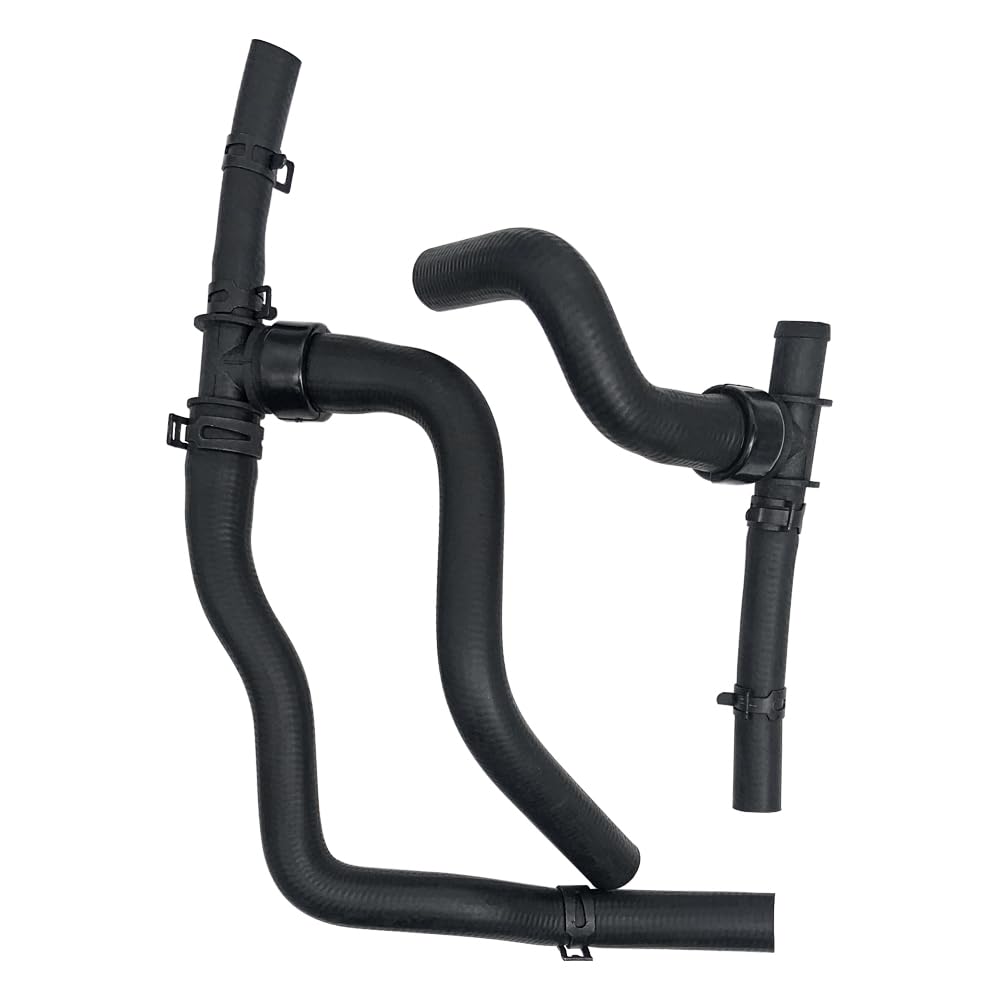 QFISH heater hose front assembly showing full fit and correct routing benefit