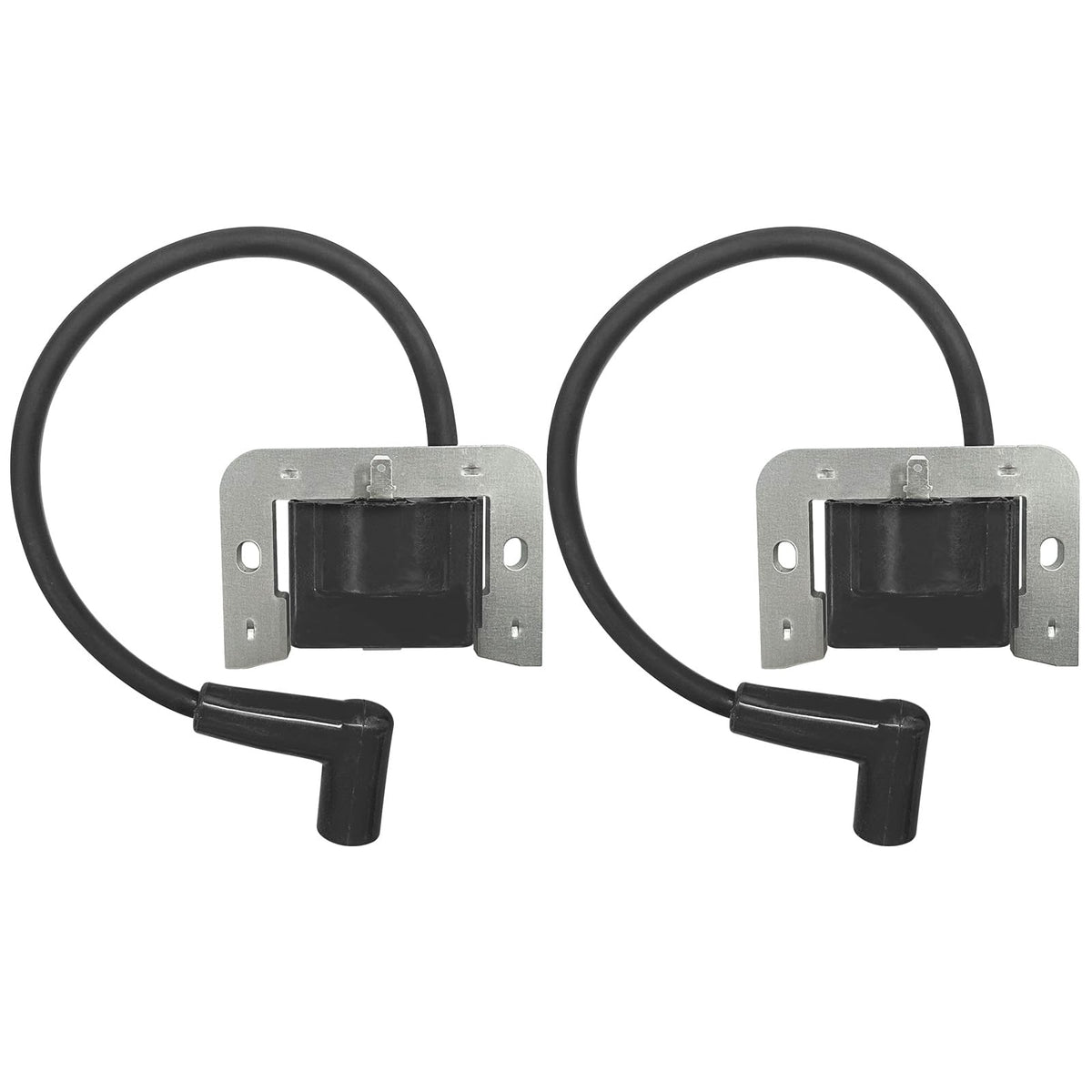QFISH ignition coil front view showing solid housing and mounting points benefit: easy fit