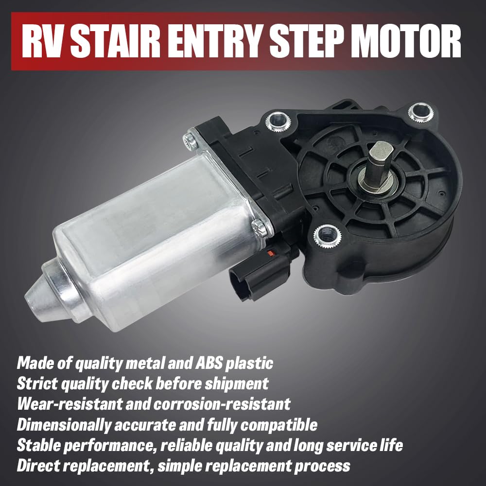QFISH motor installed in RV step demonstrating restored automatic motion