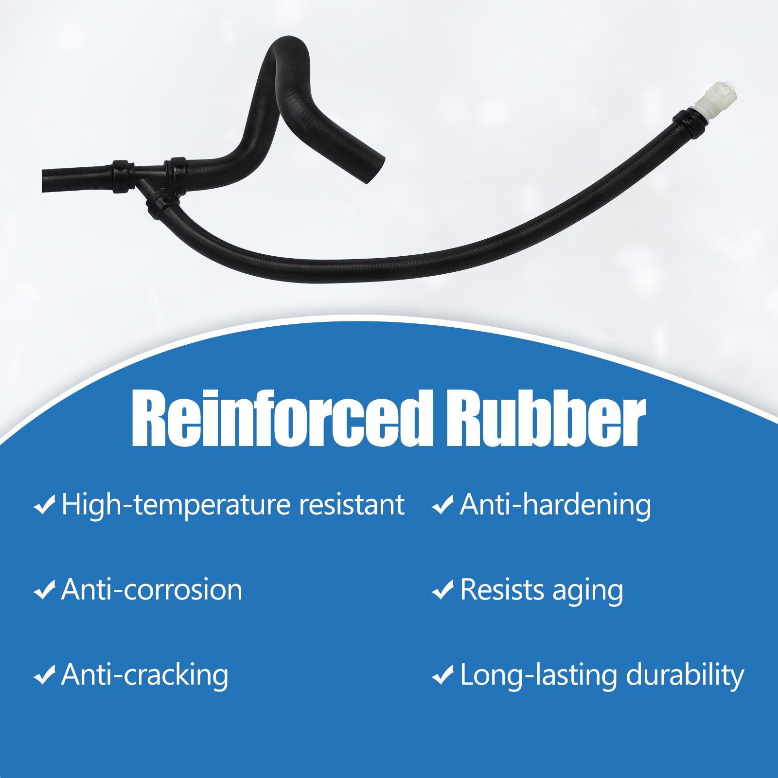 QFISH rubber hose texture highlighting wear-resistant construction