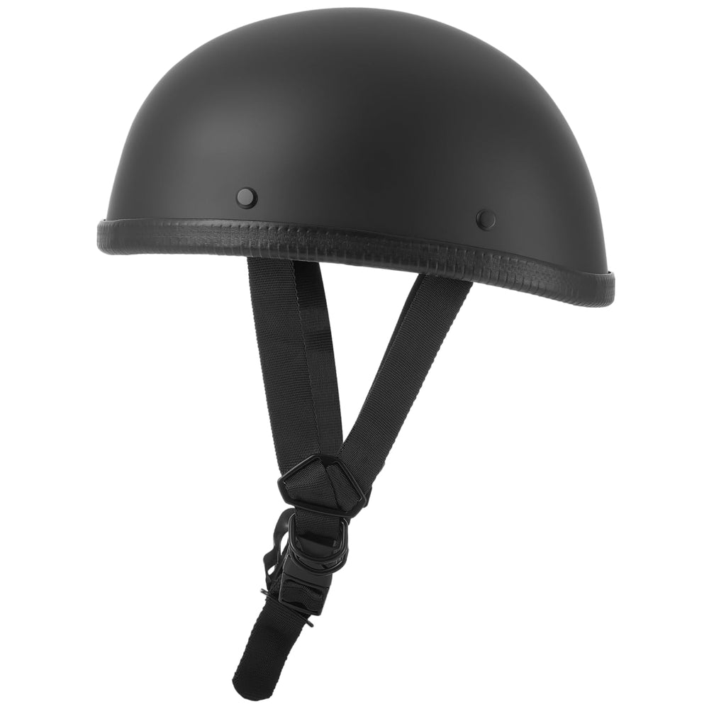 QICHAO helmet front view showing classic retro look and DOT compliance benefit