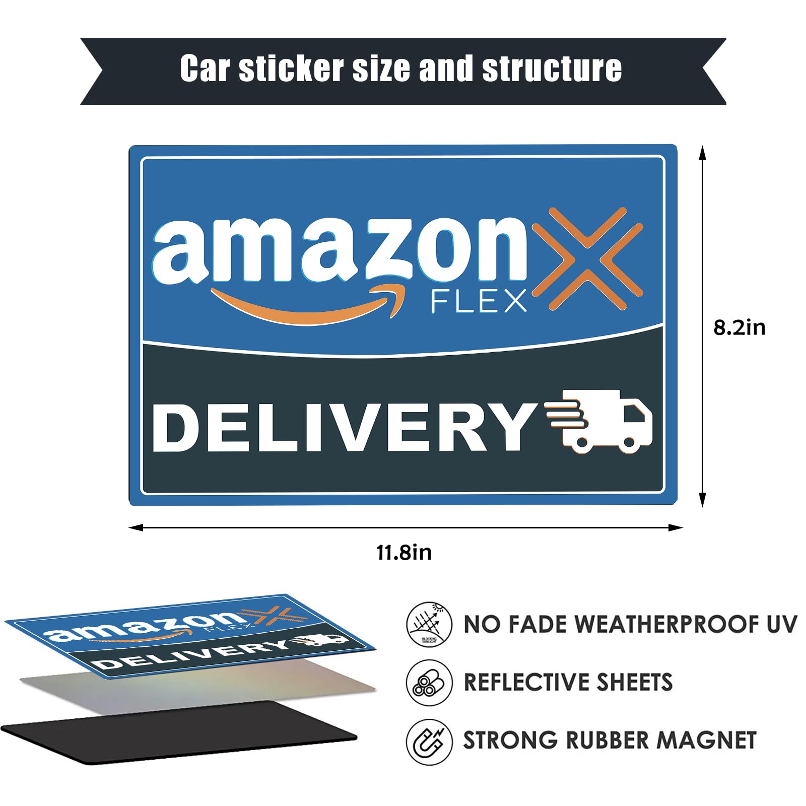 QIFEVIRL magnet on vehicle with driver arriving to reduce customer confusion